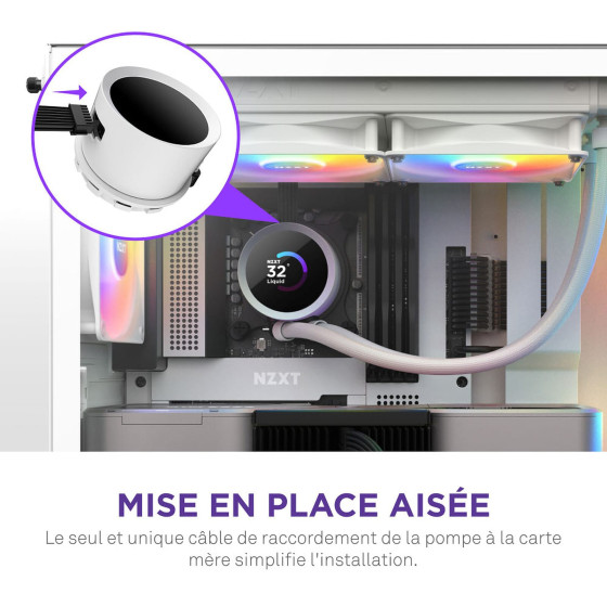 NZXT Kraken 240 RGB Blanc