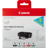Multipack de 5 cartouches d'encre Canon PGI-9 MBK/PC/PM/R/G