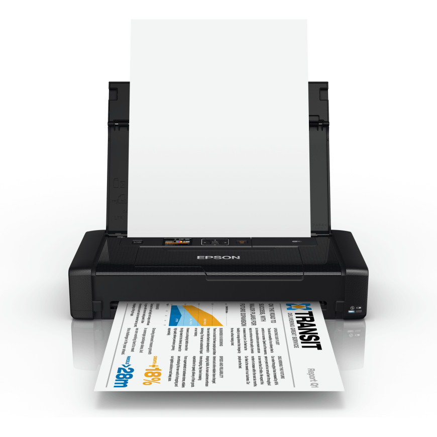 Epson WorkForce WF-100W – Imprimante jet d'encre portable sans fil (C11CE05404)