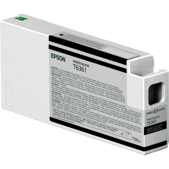 Epson SP 7700/9700/7900/9900/7890/9890 – Encre pigment noir photo 700ml (C13T636100)