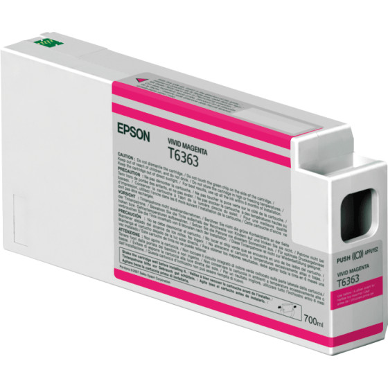 Epson SP 7700/9700/7900/9900/7890/9890 – Encre pigment Vivid Magenta (700ml) (C13T636300)