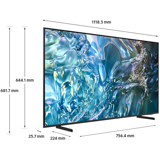 Téléviseur Samsung 50" QLED Q60D UHD 4K serie 6 + Récepteur intégré (QA50Q60DAUXMV)