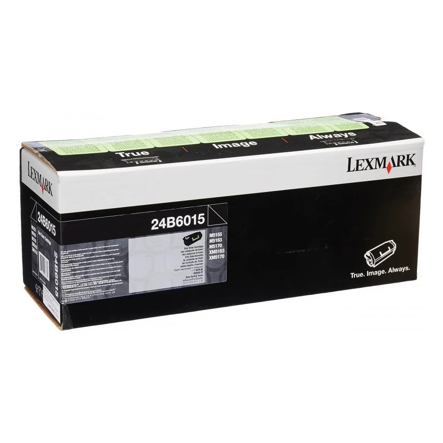 Toner Lexmark 24B6015 noir - Lexmark d'origine (24B6015)