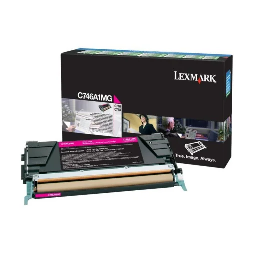 TONER MAGENTA 7000 PAGES LEXMARK C746, C748 RETURN PROGRAM (C746A1MG) - Toner Original - Rightech - le bon choix