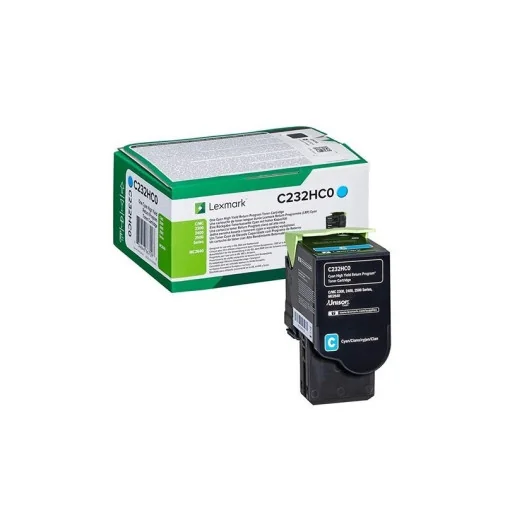 LEXMARK CYAN (C235HC0) - TONER LEXMARK PROGRAMME DE RETOUR - 2300 - Toner Original - Rightech - le bon choix