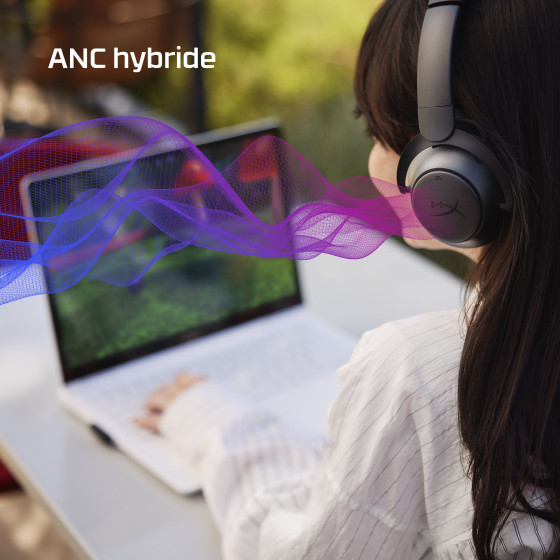 Casque sans fil gaming HyperX Cloud MIX 2 - Noir