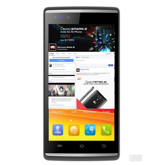 Micromax Canvas Fire 4G Plus Q412