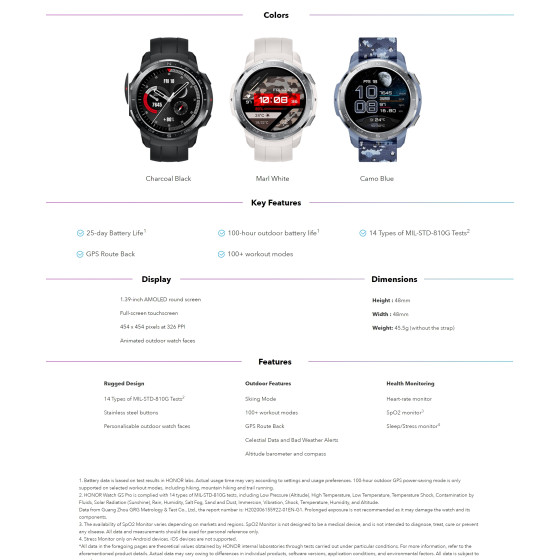 Honor Watch GS Pro