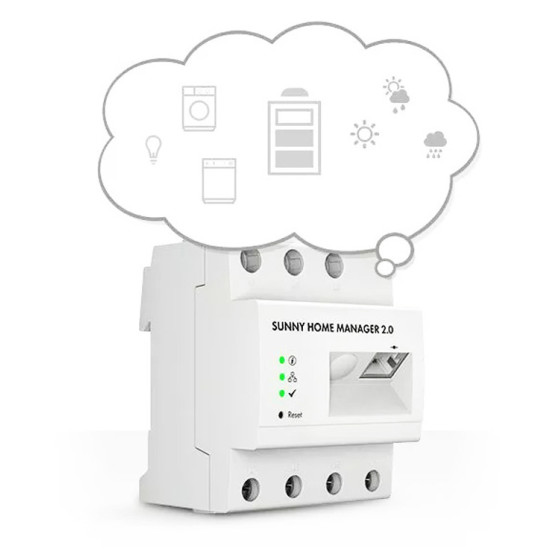 SMA Sunny Home Manager 2.0: Appareil de contrôle pour la gestion intelligente de l’énergie avec un dispositif (HM-20)