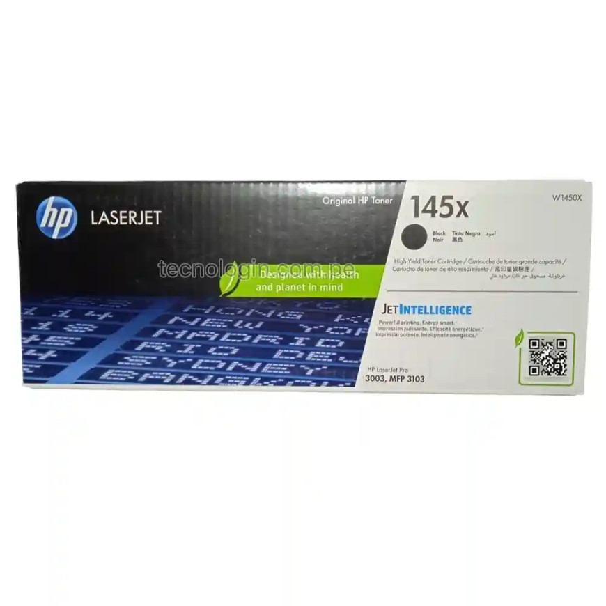 Toner HP 145X Noir - HP d'origine (W1450X)