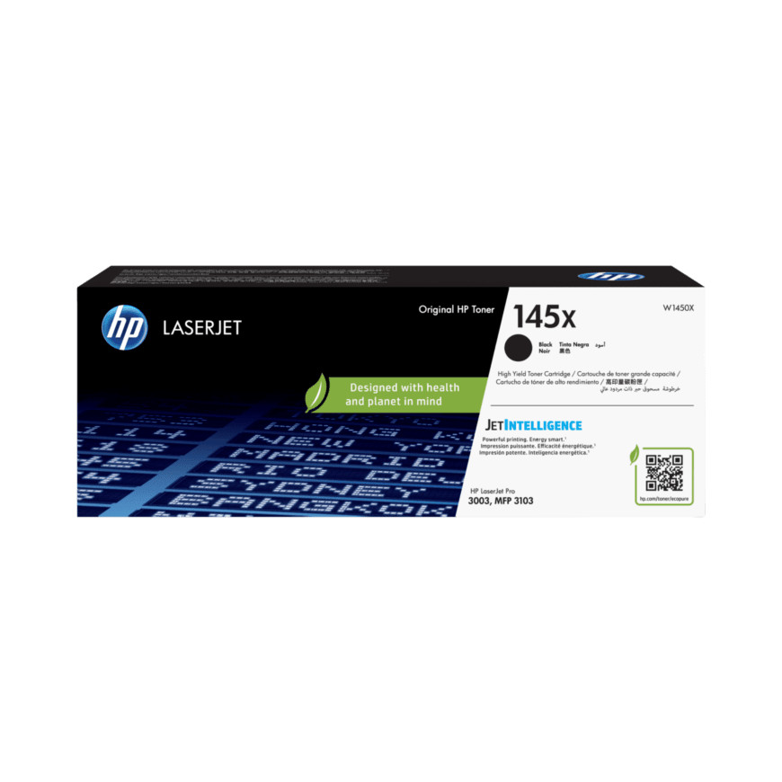 Toner HP 145X Noir - HP d'origine (W1450X)