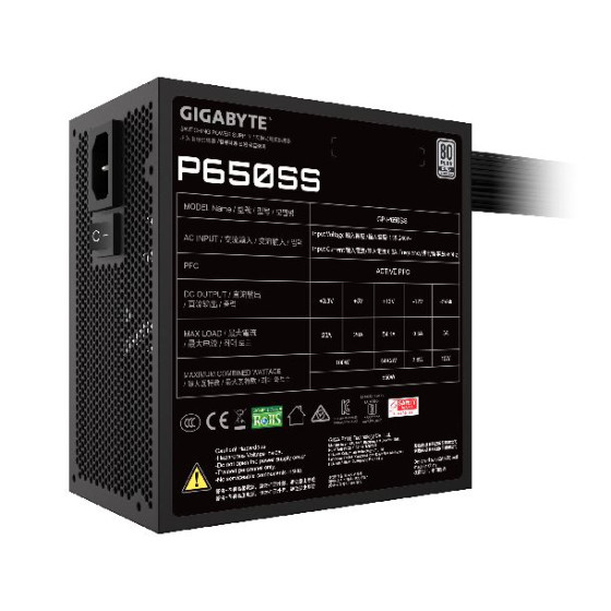 Alimentation PC Gigabyte GP-P650SS/PSU 650W (4719331554095)