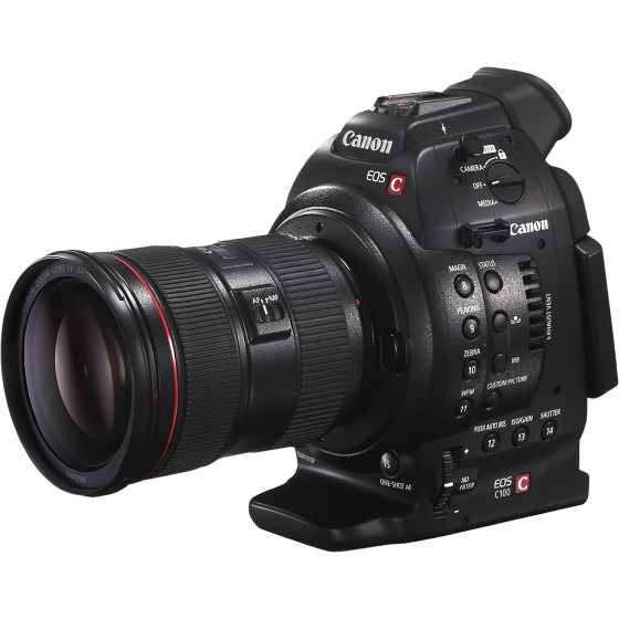 Canon Camera Cinema EOSC100+OBJECTIF EF-S18-55MMF3.5-5.6ISII (6340B003AB)
