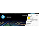 Toner HP 222X Jaune - HP d'origine (W2222X)