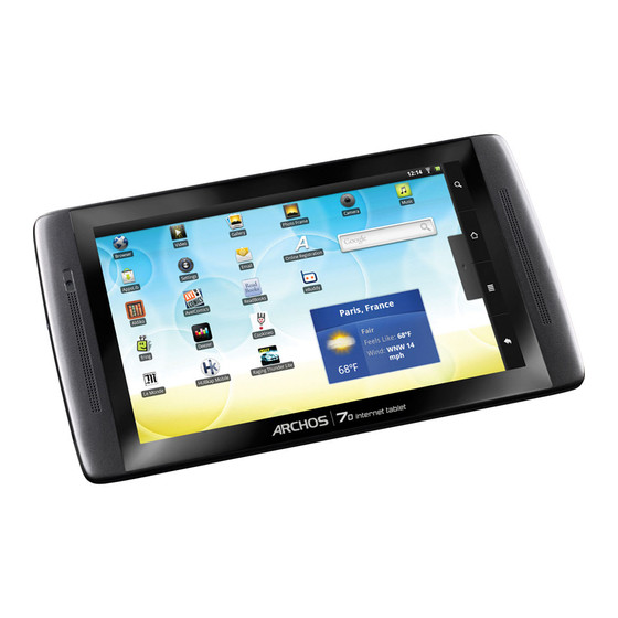 Tablette Archos 7" Wi-Fi 1GO/16GO