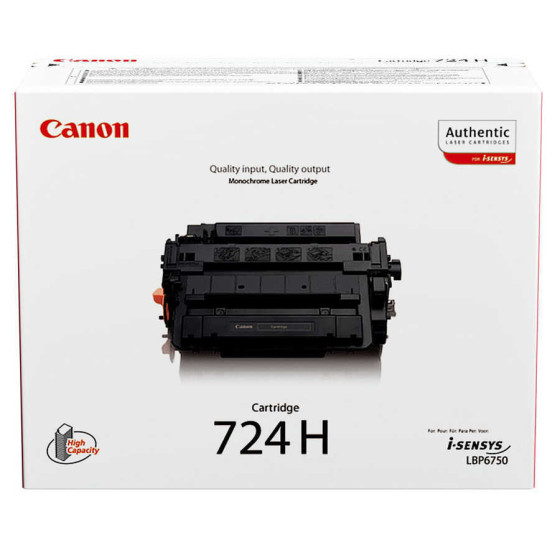Cartouche de toner Canon CRG-724H Original Noir (3482B002AA)