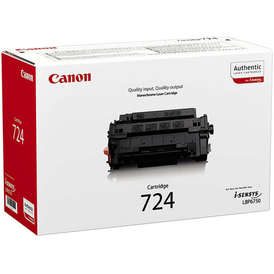 Cartouche de toner Canon CRG-724H Original Noir (3482B002AA)