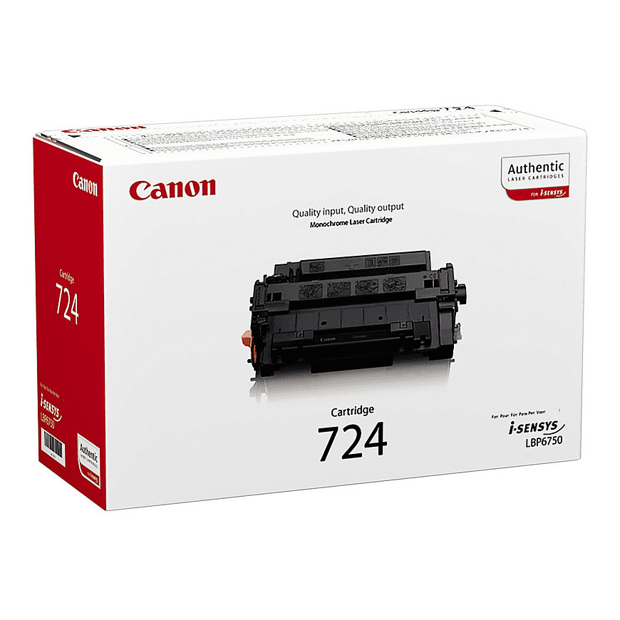 Cartouche de toner Canon CRG-724H Original Noir (3482B002AA)