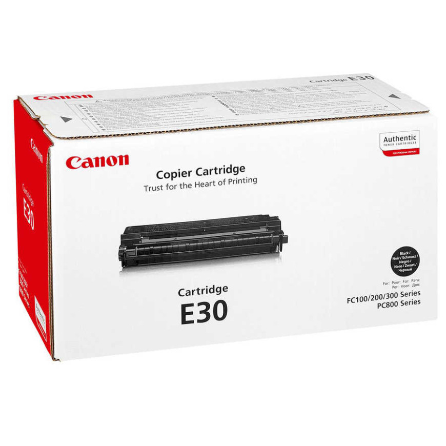 Cartouche de toner Canon E30 Original Noir (1491A003BA)