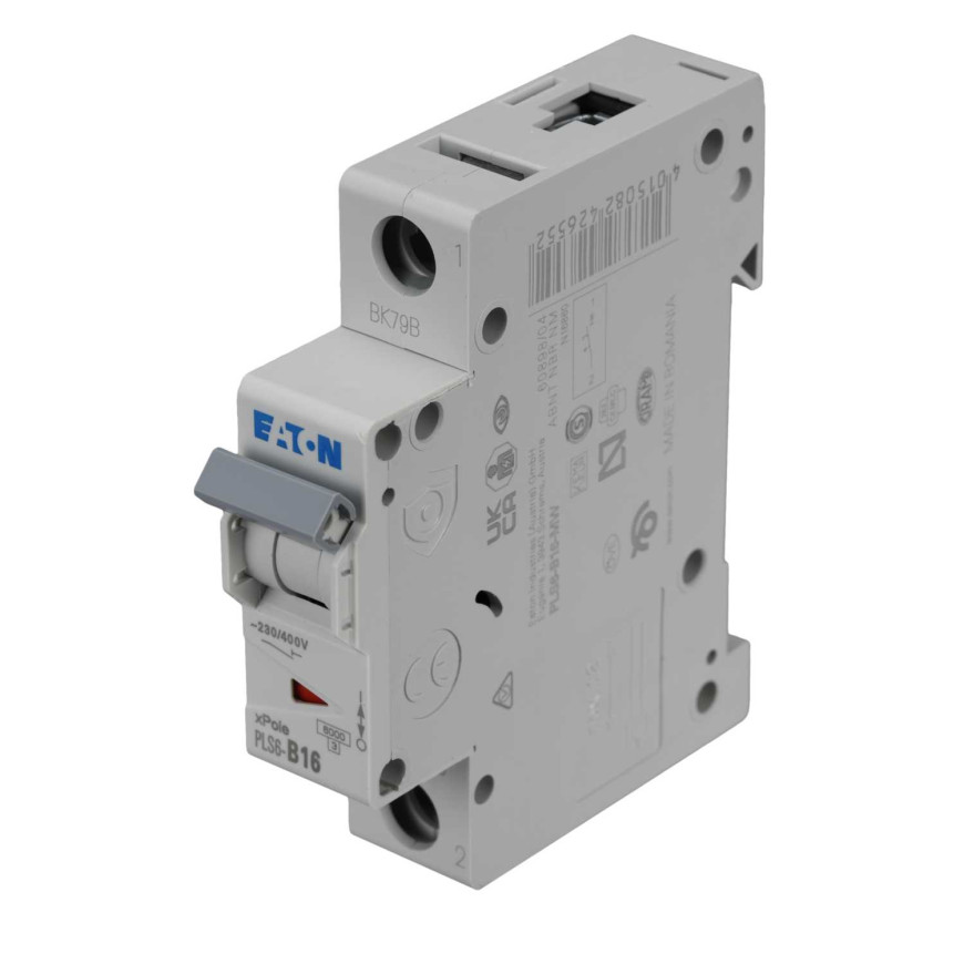 Disjoncteur modulaire Eaton 3P D 16A 6KA (PLS6-D16/3-MW)