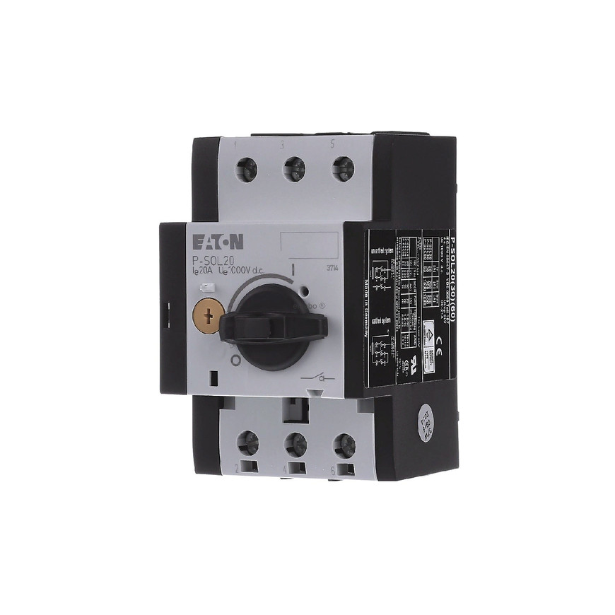 Eaton Interrupteur-sectionneur DC,1000 V,20A (P-SOL20)