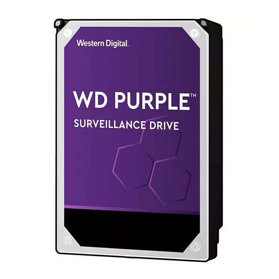 WESTERN DIGITAL Purple Disque Dur Interne d'enregistrement 3,5" 2To 12M (WD20PURX)