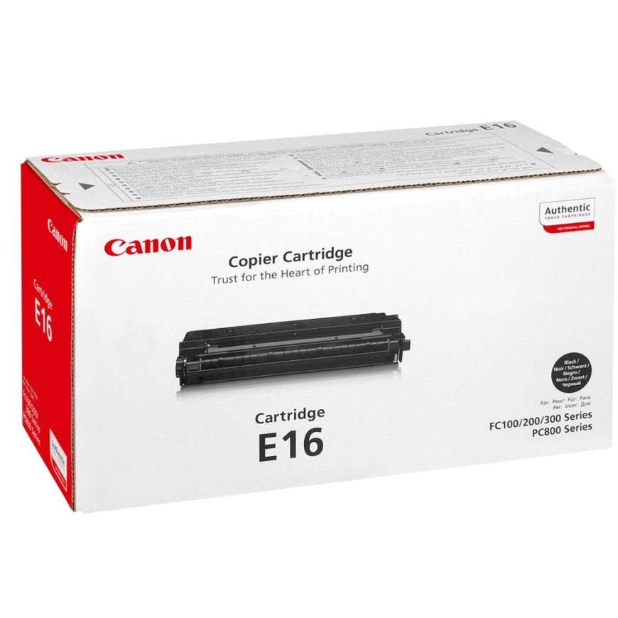 Cartouche de toner Canon E-16 Original Noir (1492A003BA)