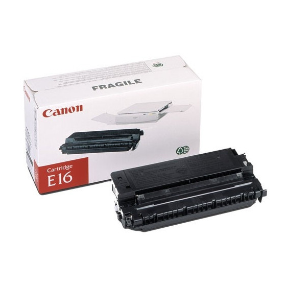 Cartouche de toner Canon E-16 Original Noir (1492A003BA)