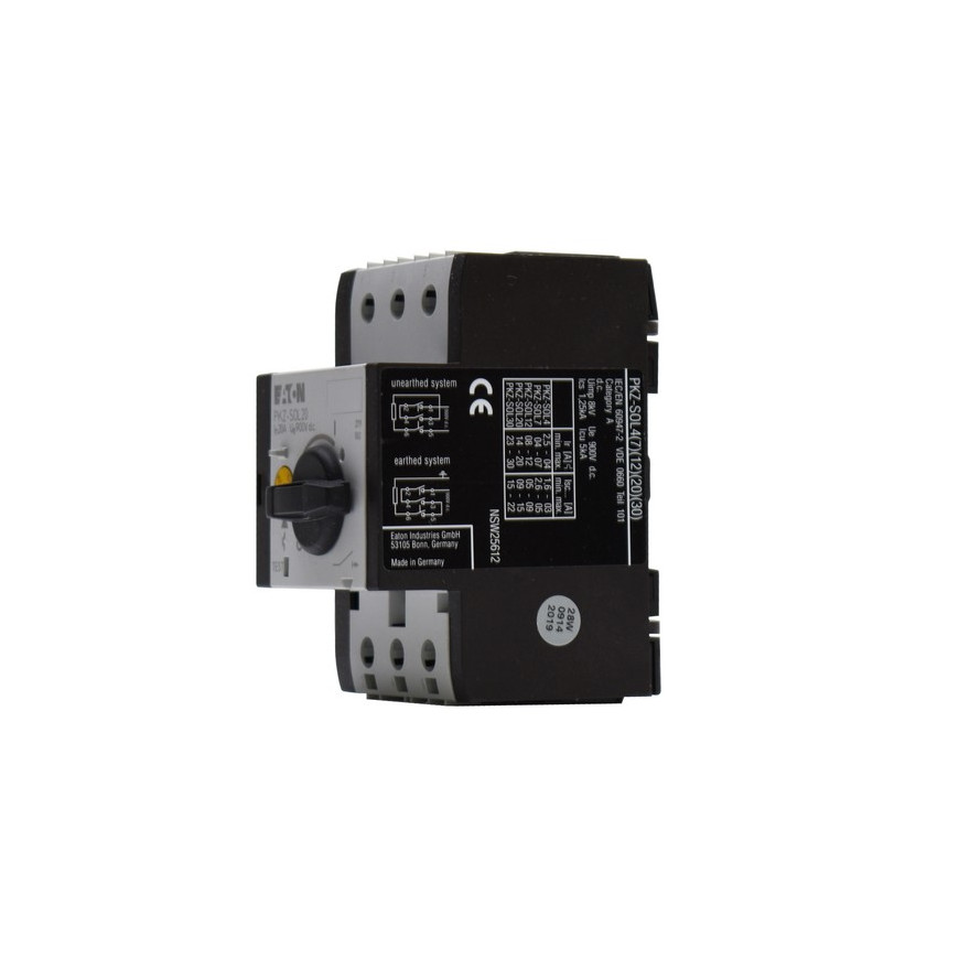 Disjoncteur Eaton de chaîne, DC, 2p, 20A (PKZ-SOL20)