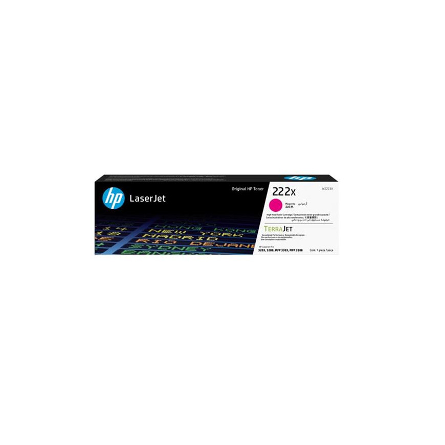 Toner HP 222X Magenta - HP d'origine (W2223X)