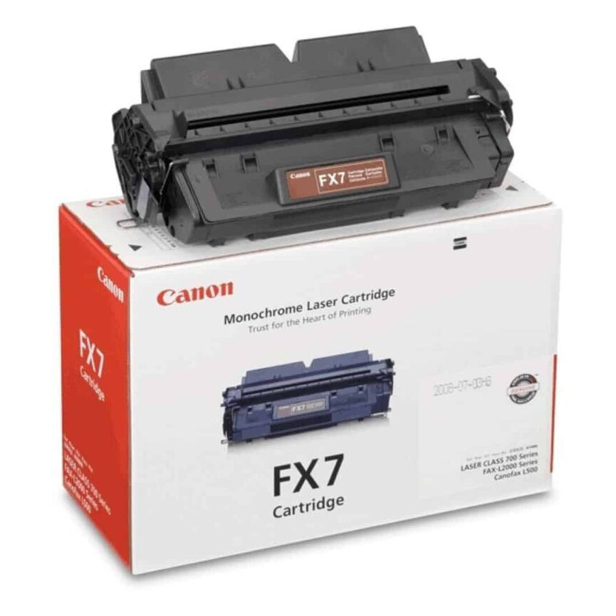 Cartouche de toner Canon FX-7 Black Toner Cartridge Original Noir (7621A002AA)