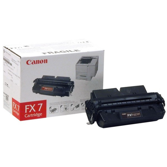 Cartouche de toner Canon FX-7 Black Toner Cartridge Original Noir (7621A002AA)