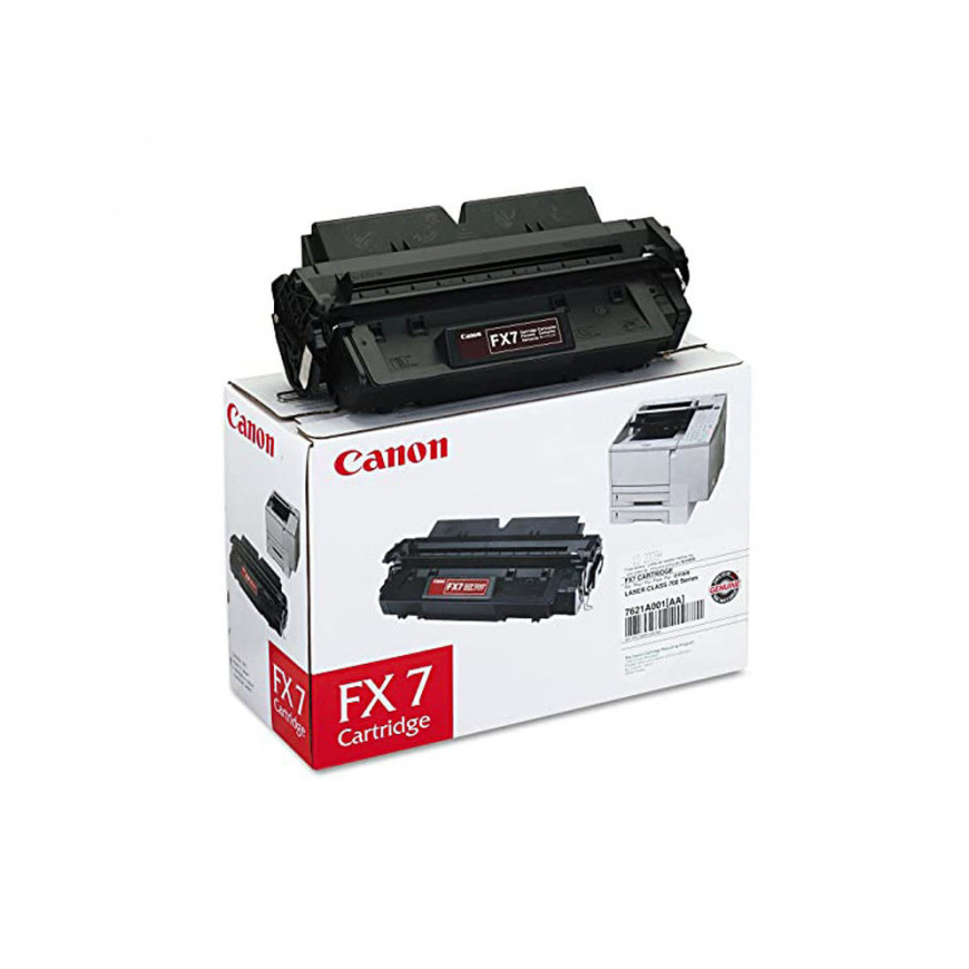 Cartouche de toner Canon FX-7 Black Toner Cartridge Original Noir (7621A002AA)