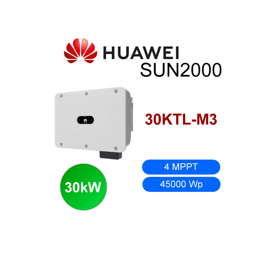 HUAWEI Smart PV Controller 30KW Triphasé M3 (SUN2000-30KTL-M3)