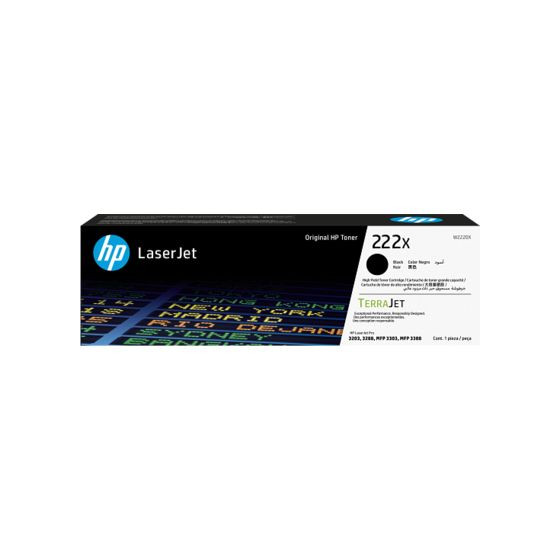 Toner HP 222X Noir - HP d'origine (W2220X)