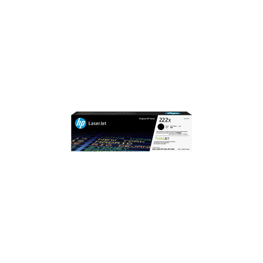 Toner HP 222X Noir - HP d'origine (W2220X)