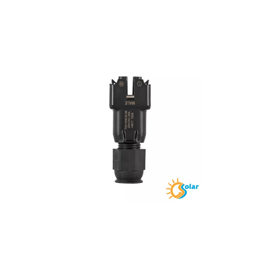 Enphase Connecteur Mâle Monophasé (Q-CONN-R-10M)