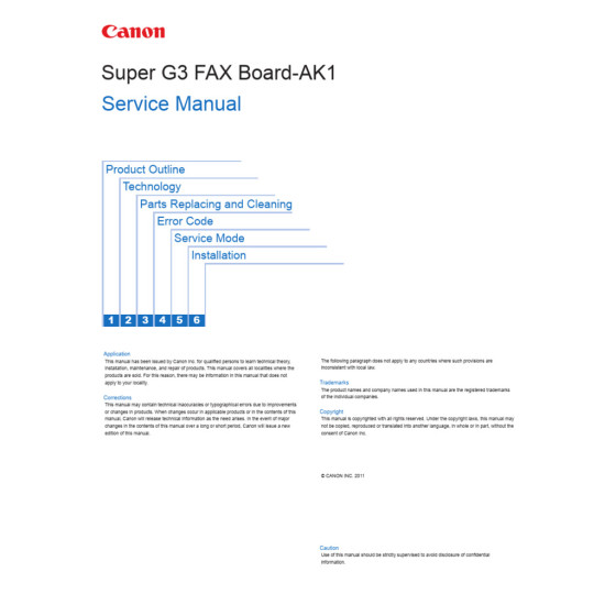 Canon Super G3FAX Board-BH1 (4919C002AA)