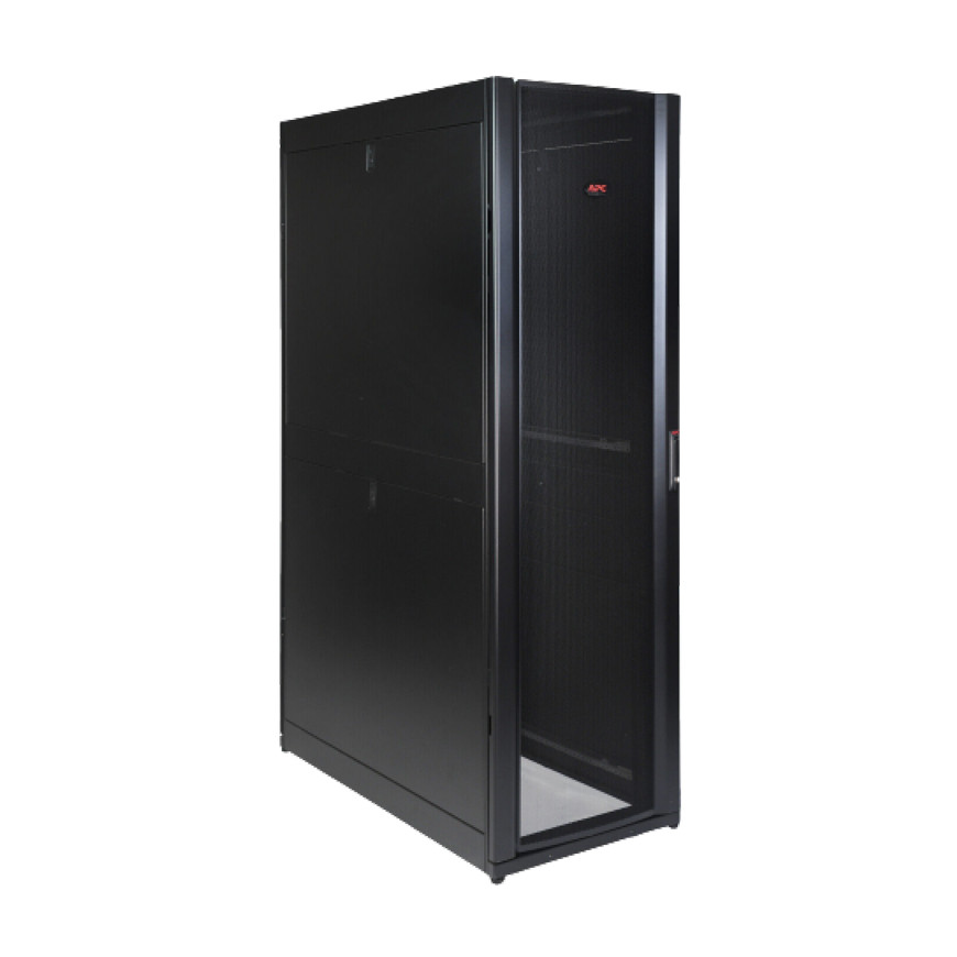 NetShelter SX 42U/600mm/1200mm Enclosure with Roof and Sides Black