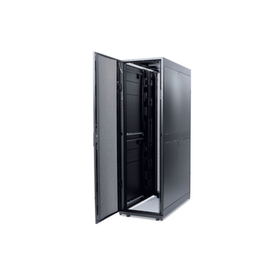 NetShelter SX 42U/600mm/1200mm Enclosure with Roof and Sides Black