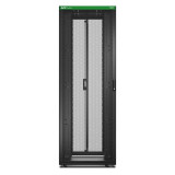 Easy Rack 800mm/48U/1100mm with Roof, Side panel,castors,feet and 4 Brackets, No Bottom, black