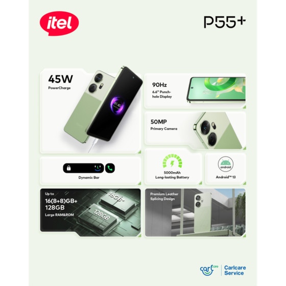 itel P55+