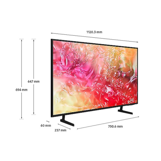 Téléviseur Samsung 50" Crystal DU7100 UHD 4K Serie 7 D + Récepteur intégré (UE50DU7100UXTK)