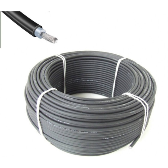 KBE Câble solaire UV 1*6 mm² 1500VDC Rouge (PV-CS6R02)