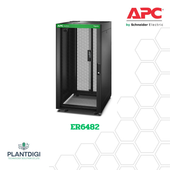 Easy Rack 600mm/24U/800mm , with Roof, Side panel,castors,feet and 4 Brackets, No Bottom, black
