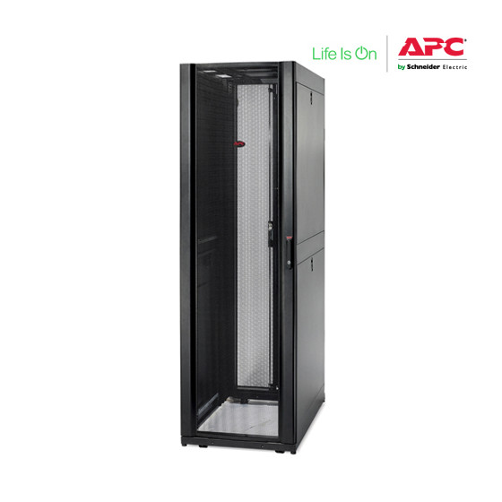 NetShelter SX 48U 600mm Wide x 1070mm Deep Enclosure with Sides Black