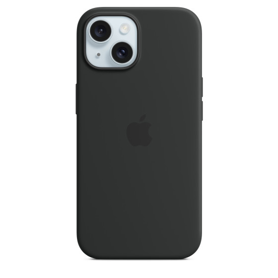 Apple Silicone Case with MagSafe Noir Apple iPhone 15