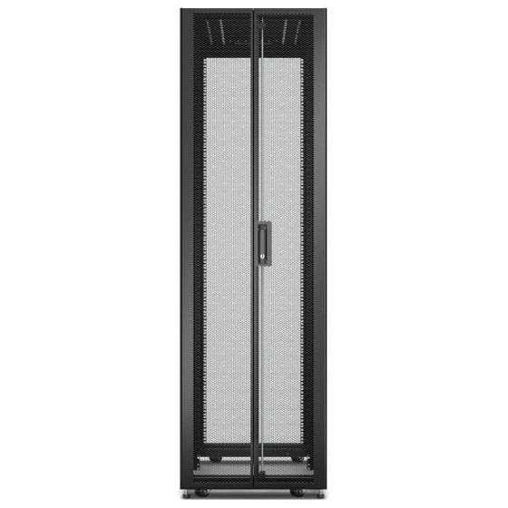 Easy Rack 600mm/42U/1000mm, with Roof, Side panel,castors,feet and 4 Brackets, No Bottom, black