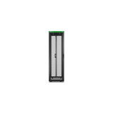 Easy Rack 600mm/42U/1000mm, with Roof, Side panel,castors,feet and 4 Brackets, No Bottom, black