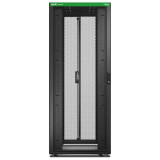 Easy Rack 800mm/42U/1000mm with Roof, Side panel,castors,feet and 4 Brackets, No Bottom, black